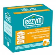 Eezym Versneller Biodegradatie voor Problematische Septische Putten - 1 jaar Effectieve versneller op basis van enzymen met 52 dosissen